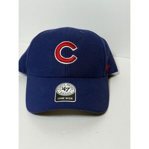 Chicago‎ Cubs 47 Brand Hat MLB Baseball Cap Adjustable One Size Blue